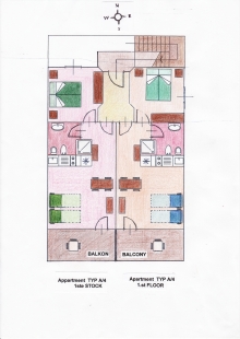 A/4 Pers balcone - balcony - RESIDENCE CASCATA VARONE